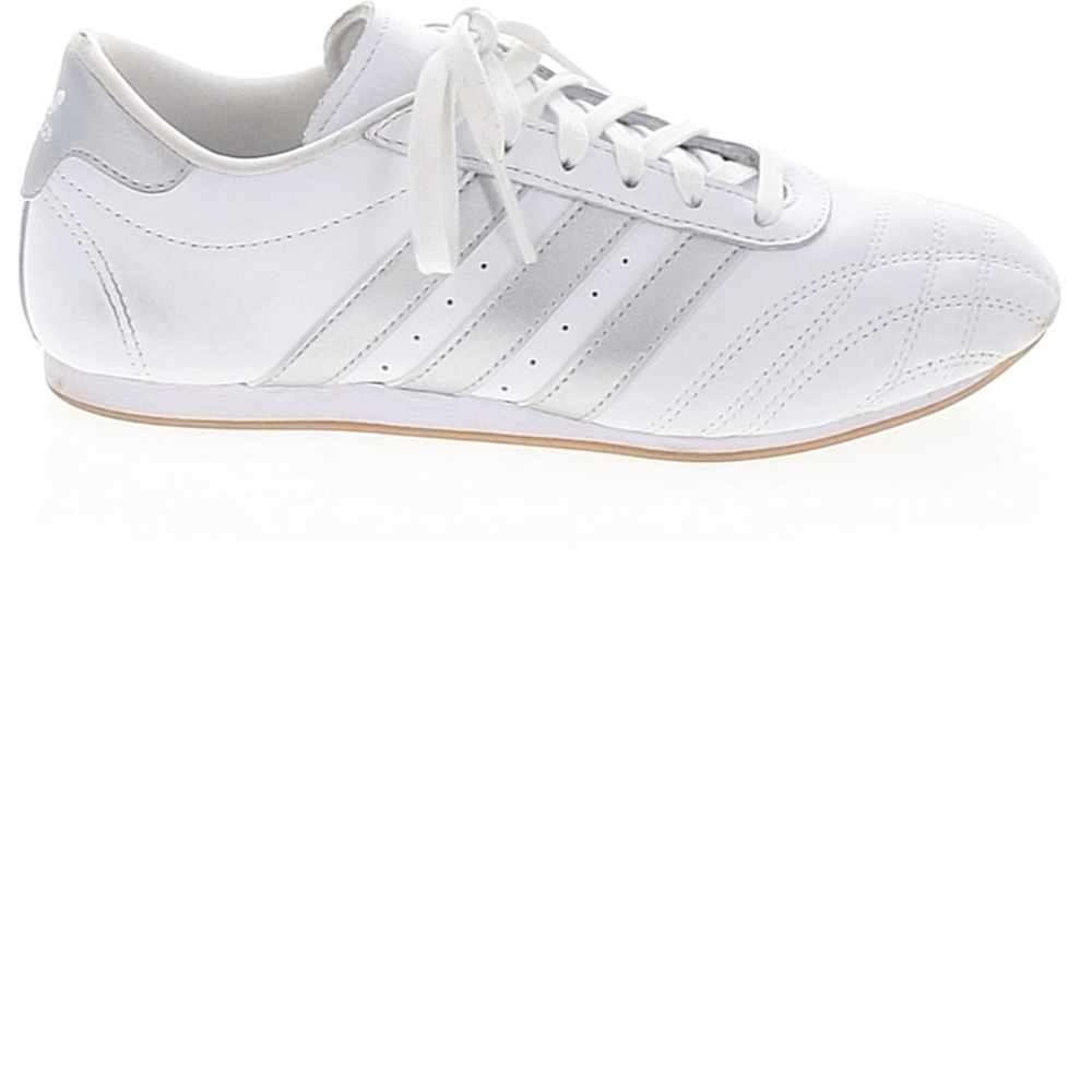 Adidas White and Silver Casual Shoes